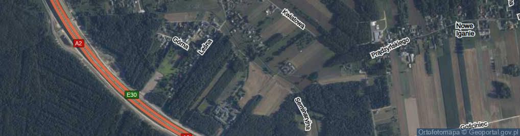 Zdjęcie satelitarne Seminaryjna ul.